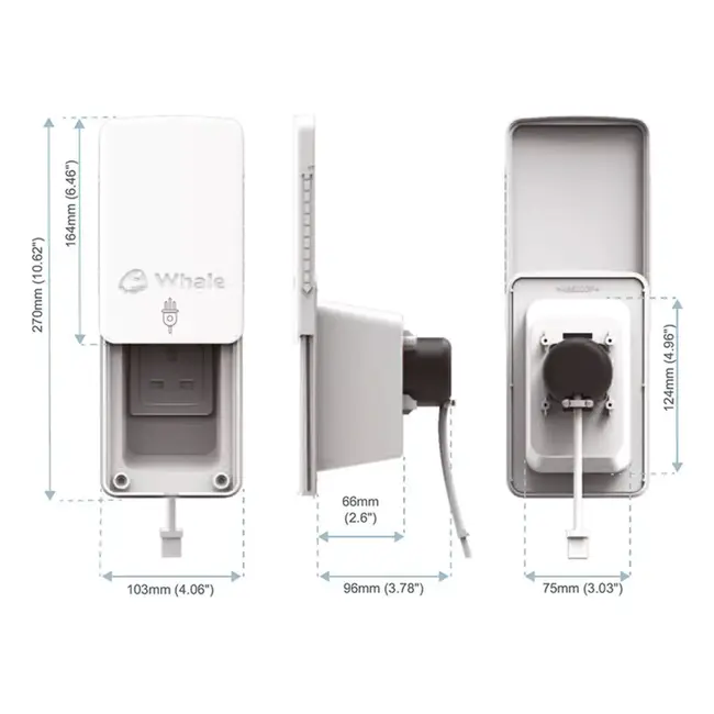 Whale Klep Inbouwdoos – Easi-Slide Deksel – Zwart – Vervangingsonderdeel