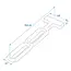 ProPlus Spanrubber – 2-gaats – 18,5 cm – Rubber – Aanhangwagenzeil