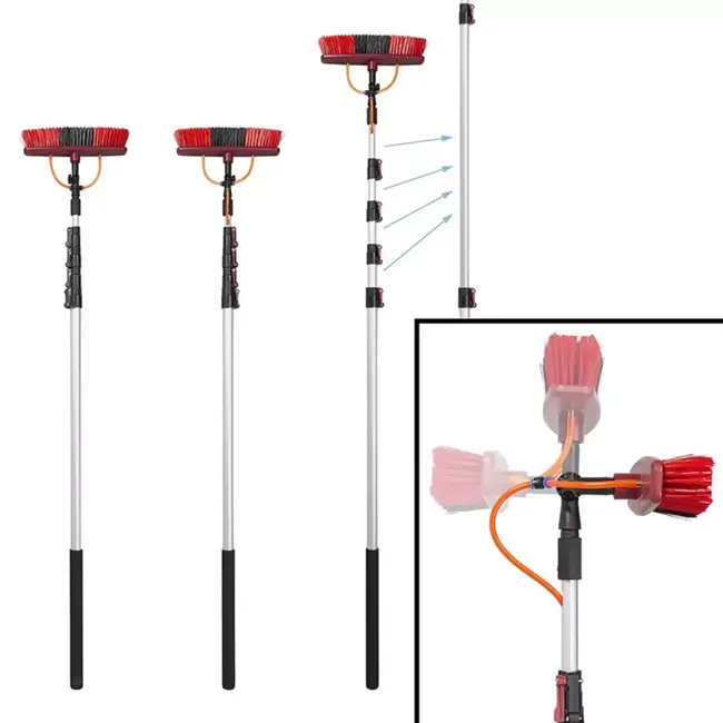 ProPlus Wasborstel – Telescopische Steel 166-700 cm – & Zeepdispenser