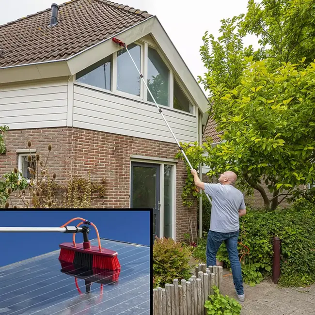 ProPlus Wasborstel – Telescopische Steel 116-450 cm – & Zeepdispenser