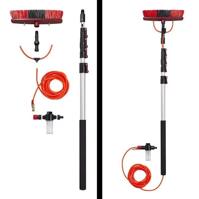 ProPlus Wasborstel – Telescopische Steel 116-450 cm – & Zeepdispenser