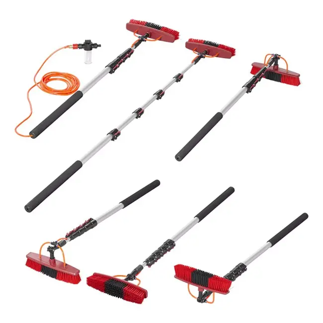 ProPlus Wasborstel – Telescopische Steel 116-450 cm – & Zeepdispenser