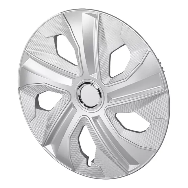 ProPlus Wieldoppen Set – Moon Ring – 14 inch – Carbon Zilver – 4 Stuks