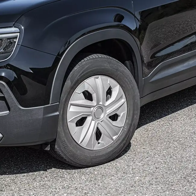 ProPlus Wieldoppen Set – Moon Ring – 14 inch – Carbon Zilver – 4 Stuks