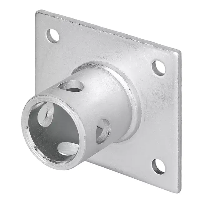 ProPlus Bevestigingsplaat – Voor Steunpoot – 115x100 mm – Gegalvaniseerd