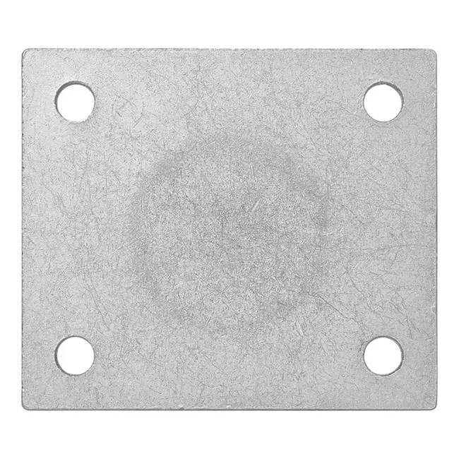 ProPlus Bevestigingsplaat – Voor Steunpoot – 115x100 mm – Gegalvaniseerd