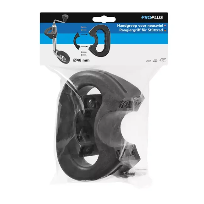 ProPlus Handgreep – Voor Neuswiel Ø48 mm – Zwart – Rangeerhulp
