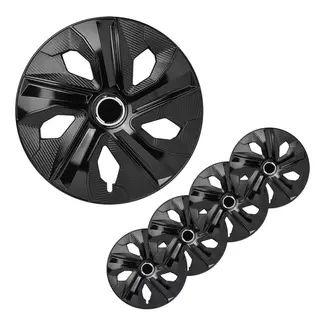 ProPlus Wieldoppen Set – Moon Ring – 14 inch – Carbon Zwart – 4 Stuks