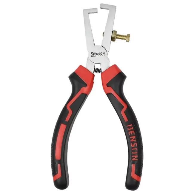 Hofftech Slanke afstriptang - 150 mm - robuuste grip - instelbare stelschroef - rood