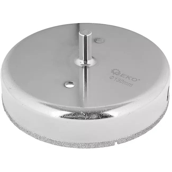 GEKO kroonboor - diamant - droog en nat boren - 130 mm - cilindrische schacht - voor tegels, keramiek, marmer en natuursteen