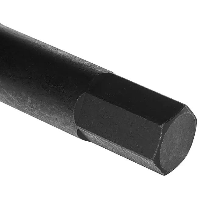 Tvardy Slagdop inbus 17 mm - chroom-molybdeenstaal - opname 12,7 mm vierkant - zwart - voor slagmoersleutel, auto- en industriewerk, montageconstructies