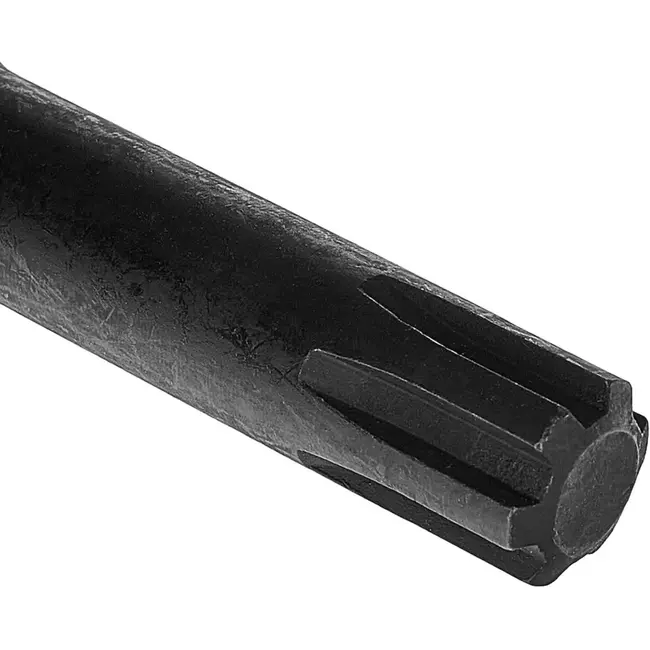 Tvardy slagdop ribe M6 - chroom-molybdeenstaal - impactbestendig - aansluiting 12,7 mm - zwart - voor slagmoersleutel, auto- en machinebouw