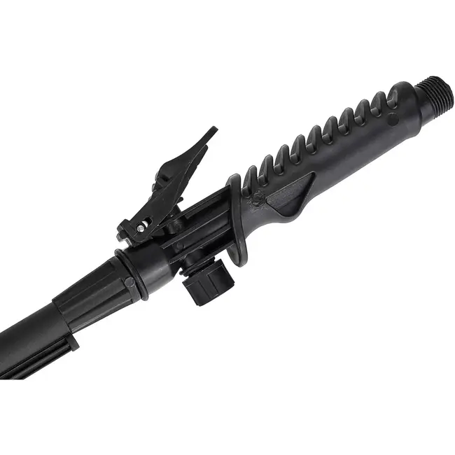 GEKO accu drukspuit 5 liter - kunststof - telescopische lans 60-90 cm - regelbare druk - blauw/zwart - voor tuin, kas en desinfectie