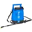 GEKO accu drukspuit 5 liter - kunststof - telescopische lans 60-90 cm - regelbare druk - blauw/zwart - voor tuin, kas en desinfectie