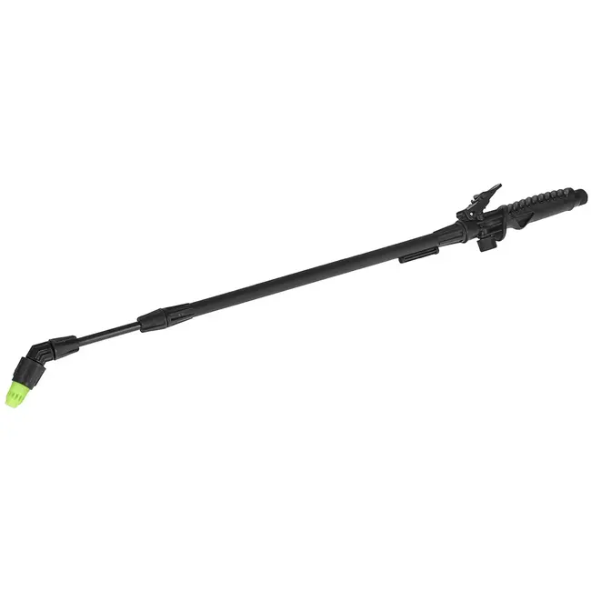 GEKO accu drukspuit 5 liter - kunststof - telescopische lans 60-90 cm - regelbare druk - blauw/zwart - voor tuin, kas en desinfectie