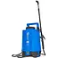 GEKO Drukspuit op accu - kunststof - regelbare druk en telescooplans 60-90 cm - 8 liter - blauw/zwart - voor tuin, kas, reiniging en gewasbescherming