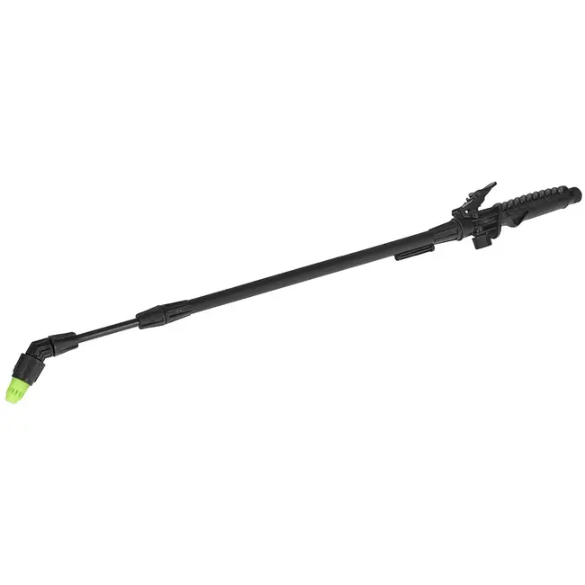 GEKO Drukspuit op accu - kunststof - regelbare druk en telescooplans 60-90 cm - 8 liter - blauw/zwart - voor tuin, kas, reiniging en gewasbescherming