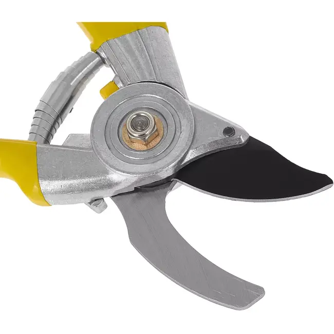 John Gardener snoeischaar - mangaanstaal 65Mn - langs elkaar snijdende messen - 21,5 cm - antislip handgreep, veiligheidspal - voor vers hout