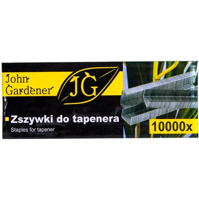 John Gardener Nietjes voor bindtang - metaal - voor binden en bevestigen - 6 x 4 mm - zilver - 10.000 stuks - planten en ranken in tuin en kas