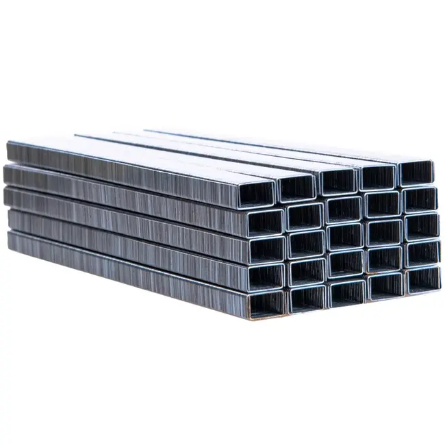 John Gardener Nietjes voor bindtang - metaal - voor binden en bevestigen - 6 x 4 mm - zilver - 10.000 stuks - planten en ranken in tuin en kas