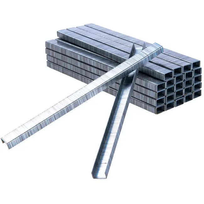 John Gardener Nietjes voor bindtang - metaal - voor binden en bevestigen - 6 x 4 mm - zilver - 10.000 stuks - planten en ranken in tuin en kas