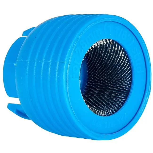 GEKO reinigingsborstelset voor wielbouten en wielpennen van auto's - metaal - 12/13/14/16/22/28 mm - zwart - 9-delig - adapters voor boormachine en sds-plus