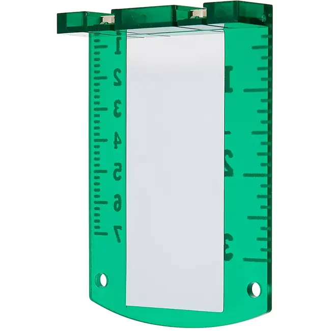 GEKO Doelplaat voor kruislijnlaser - abs - magnetisch met dubbele magneet voor verhoogde zichtbaarheid - 7 × 10 cm (70 × 100 mm) - groen - afbouw en plafondmontage