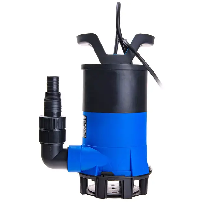 GEKO Dompelpomp - kunststof - vlakzuigend met vlotter - 0,2 cm restwater - 25/32/40 mm aansluitingen - 12.500 l/uur - 2 zuigkorven - schoon en vuil water