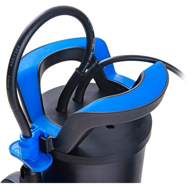 GEKO Dompelpomp - kunststof - vlakzuigend met vlotter - 0,2 cm restwater - 25/32/40 mm aansluitingen - 12.500 l/uur - 2 zuigkorven - schoon en vuil water