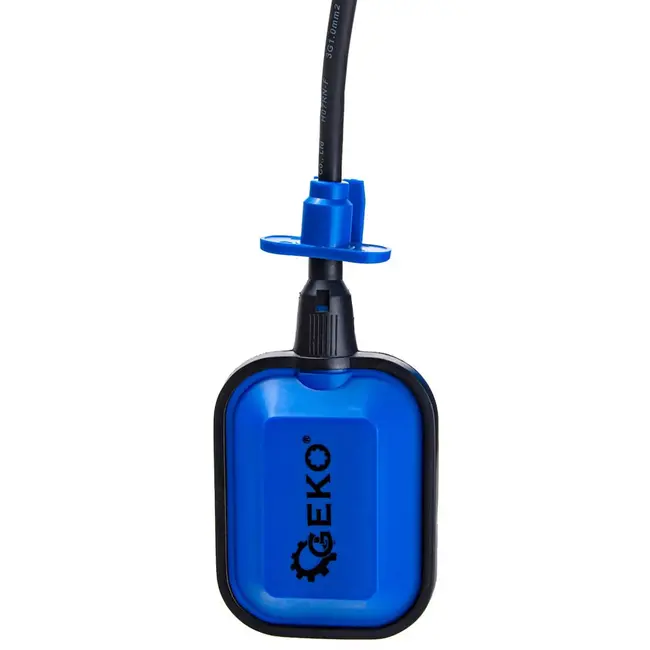 GEKO Dompelpomp - kunststof - vlakzuigend met vlotter - 0,2 cm restwater - 25/32/40 mm aansluitingen - 12.500 l/uur - 2 zuigkorven - schoon en vuil water