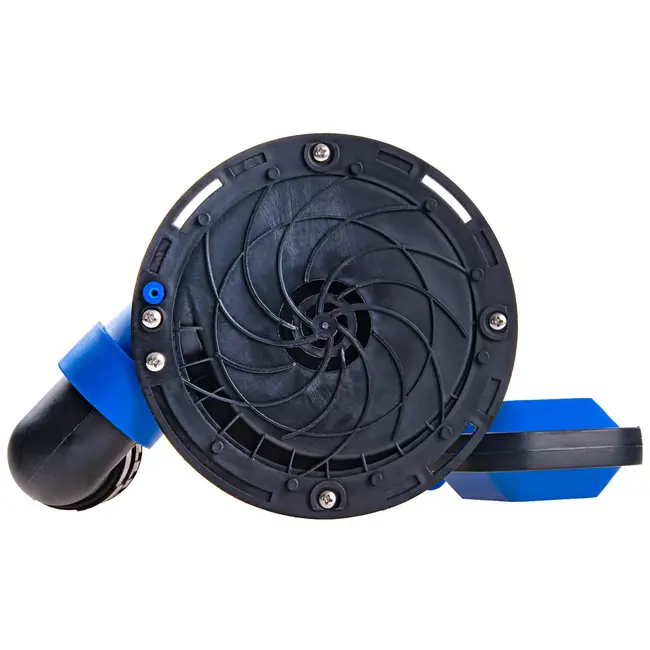 GEKO dompelpomp - kunststof - vlakzuigend tot 2 mm met vlotterschakelaar - 12500 l/uur, 7 m opvoerhoogte, 550 W - zwart - voor schoon en vuil water