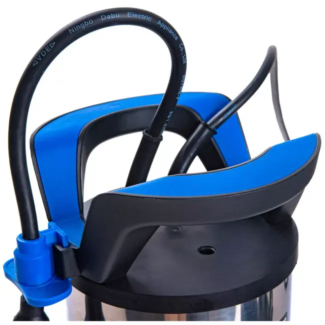 GEKO dompelpomp - kunststof - vlakzuigend tot 2 mm met vlotterschakelaar - 12500 l/uur, 7 m opvoerhoogte, 550 W - zwart - voor schoon en vuil water