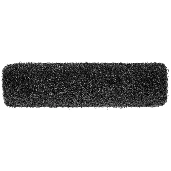 GEKO Stukadoorsroller met handgreep - synthetische vezels - 25 x 7 cm - wit - beugel 6 mm - set 2-delig - voor aanbrengen van gipspleister en egalisatiemassa