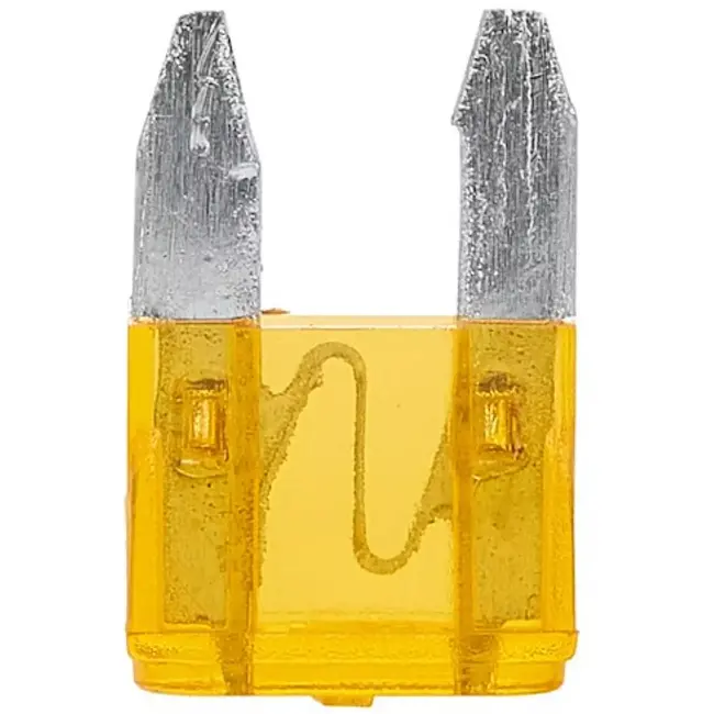 GEKO Kabelzekeringhouder - kunststof met rubber kap - kabel 3,3 mm², 25 A max, 5 A steekzekering - zwart - voor kortsluitingsbeveiliging 12/24 V auto, motor en boot