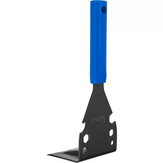 GEKO Plintverwijderaar - staal met kunststof handgreep - schadevrij verwijderen en demonteren - demontagegereedschap voor plinten, drempels en afwerkprofielen