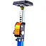 GEKO Telescoopsteun - staal - 60 kg draagkracht, kantelbare kop en antislip - 160-290 cm - blauw - voor plafond- en gipsplaatmontage