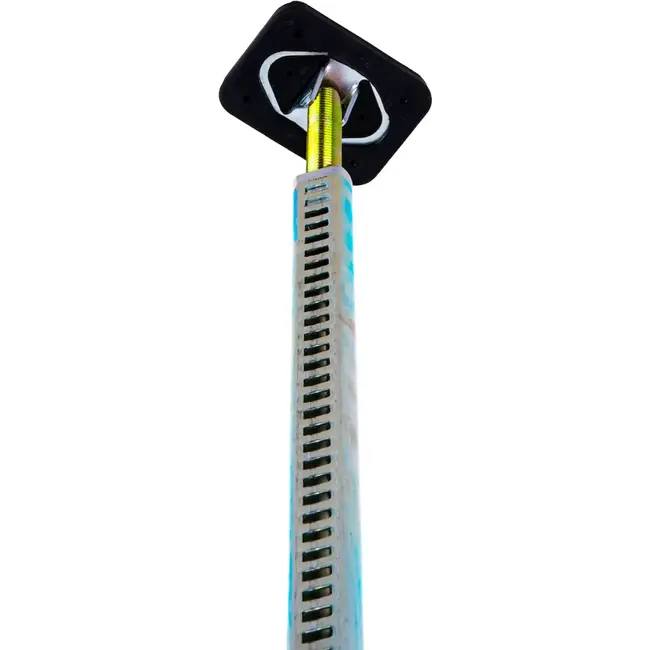 GEKO Telescoopsteun - staal - 60 kg draagkracht, kantelbare kop en antislip - 160-290 cm - blauw - voor plafond- en gipsplaatmontage