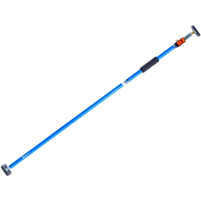 GEKO Telescoopsteun - staal - 60 kg draagkracht, kantelbare kop en antislip - 160-290 cm - blauw - voor plafond- en gipsplaatmontage