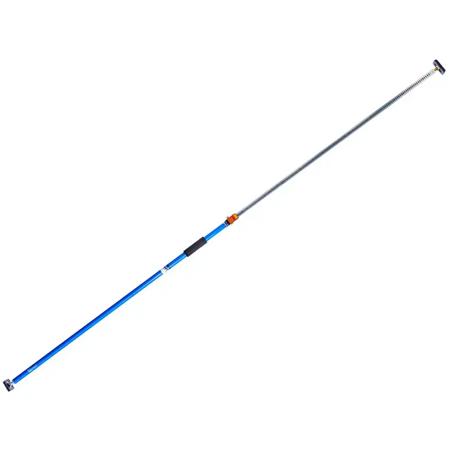 GEKO Telescoopsteun - staal - 60 kg draagkracht, kantelbare kop en antislip - 160-290 cm - blauw - voor plafond- en gipsplaatmontage