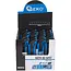 GEKO Afbreekmes 18 mm - gehard staal, automatische vergrendeling en antislip greep - blad 100x18x0,5 mm - 24 stuks - voor papier, folie, behang en karton