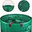 GEKO Tuinafvalzak - polypropyleen - zelfstaand en opvouwbaar met 4 handgrepen - 70 cm hoog, diameter 60 cm - groen - 272 liter - voor bladeren en gras