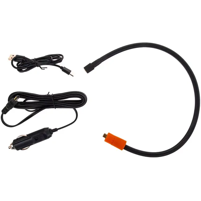 GEKO Accu luchtcompressor 12V - kunststof en metaal - digitaal display, tot 10,3 bar - 21 x 15 x 8 cm - zwart - voor auto-, motor- en fietsbanden en ballen