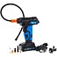 GEKO Accu luchtcompressor 12V - kunststof en metaal - digitaal display, tot 10,3 bar - 21 x 15 x 8 cm - zwart - voor auto-, motor- en fietsbanden en ballen