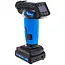 GEKO Accu luchtcompressor 12V - kunststof en metaal - digitaal display, tot 10,3 bar - 21 x 15 x 8 cm - zwart - voor auto-, motor- en fietsbanden en ballen