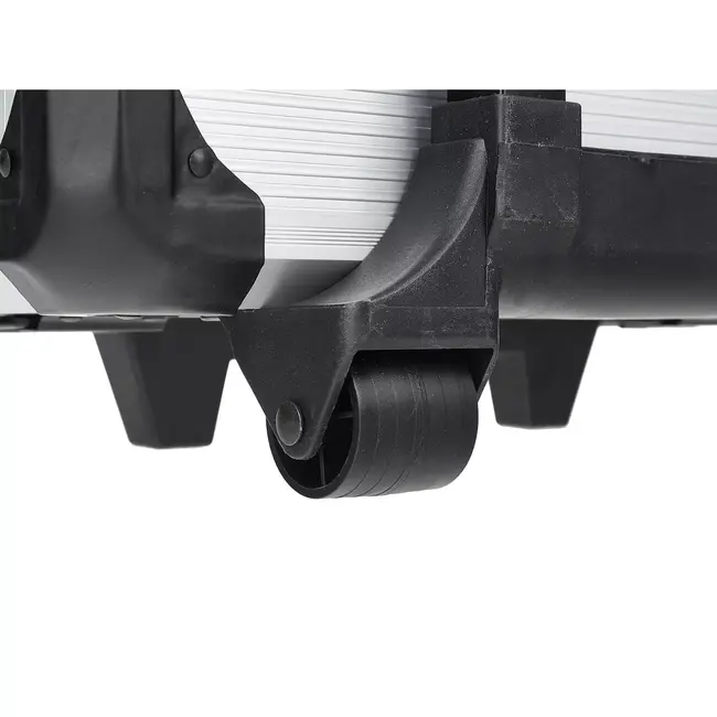 Keltin gereedschapskoffer op wielen - aluminium - met telescoopgreep - sleutels 8–17 mm en doppen 4–21 mm - aluminiumkleur - 187-delig - huis, auto en werkplaats