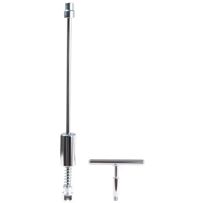 GEKO uitdeukset zonder spuiten - metaal en kunststof - slagtrekker 41 × 3 cm, lengte 50 cm - zilver - 19-delig - voor auto en plaatwerk