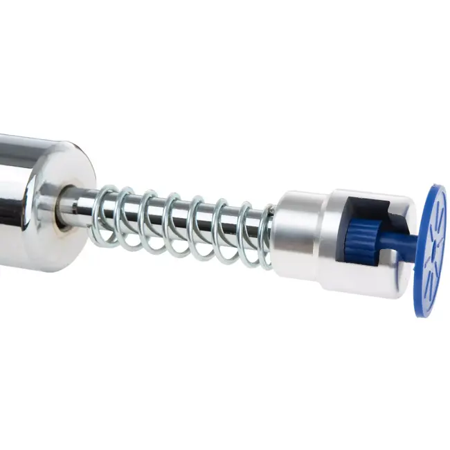 GEKO uitdeukset zonder spuiten - metaal en kunststof - slagtrekker 41 × 3 cm, lengte 50 cm - zilver - 19-delig - voor auto en plaatwerk