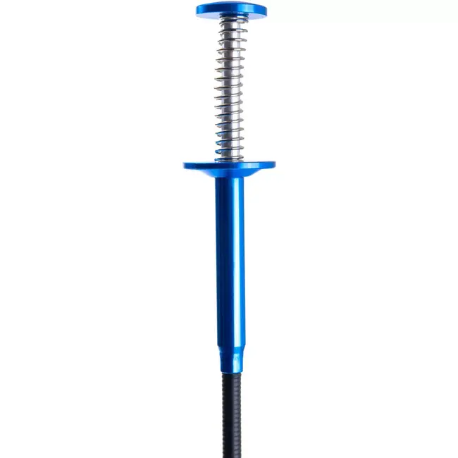 GEKO grijper met klauw en magneet - chroom-vanadiumstaal en aluminium - flexibel - 68 cm - grijs - voor oprapen van metalen onderdelen in krappe ruimtes