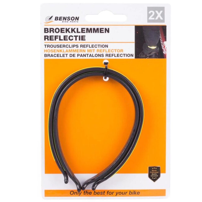 Benson Reflecterende armklemmen - lichtgewicht - all size - 2 stuks