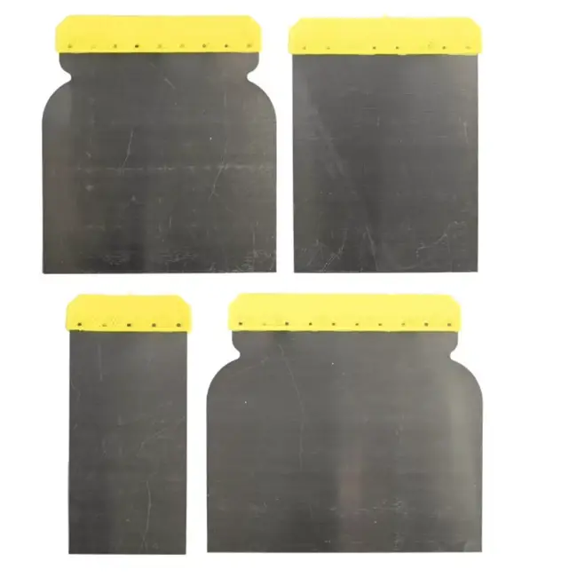 Benson Vierdelige plamuurmessenset - flexibel verenbandstaal - oplosmiddelbestendige greep - 50-120 mm